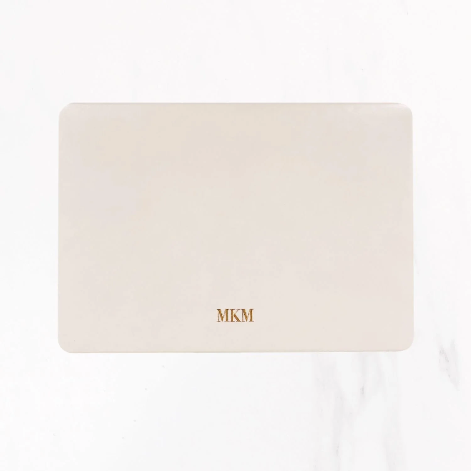 Macbook Series - Smooth Leather Hard Shell Case - Pale Pink